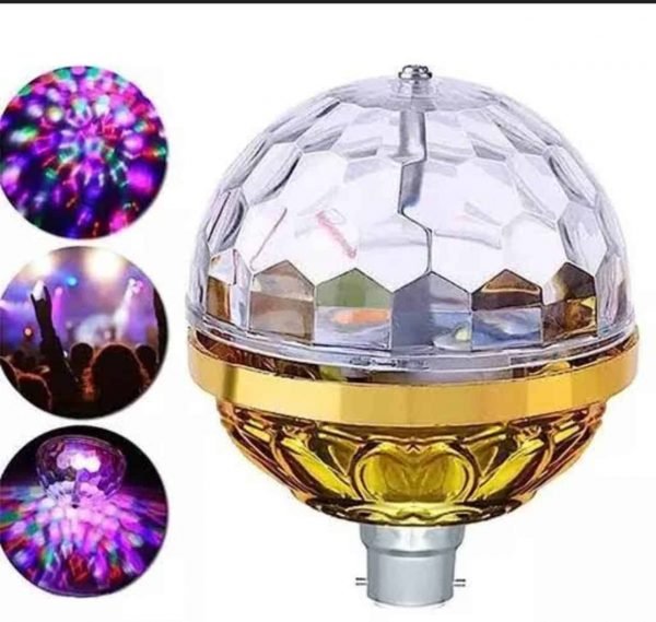 6 Color - 360° Party DJ Lights Colorful Bulb (with Holder) - Image 4