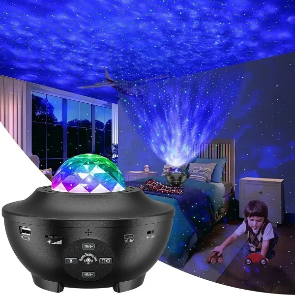 Galaxy Night Light with Bluetooth Music Speaker - Image 6