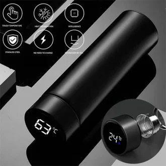 led touch display water bottle digital temprature display water bottle hot cold imported best quality smart stainless steel thermos water bottle 15268 903 | Twinkle Glow