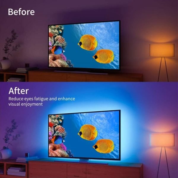 16 Feet RGB USB Music Sync Strip Mood Light (App and Remote control) - Image 6