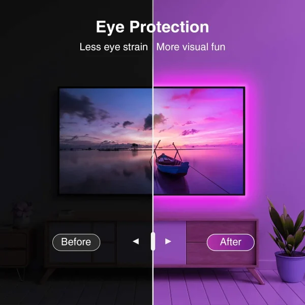 16 Feet RGB USB Music Sync Strip Mood Light (App and Remote control) - Image 4