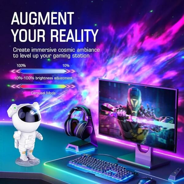 Astronaut Galaxy Projector - Star Projector, Remote Control Night Light - Image 5
