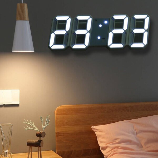 3D Digital Bedside Table Alarm Clock
