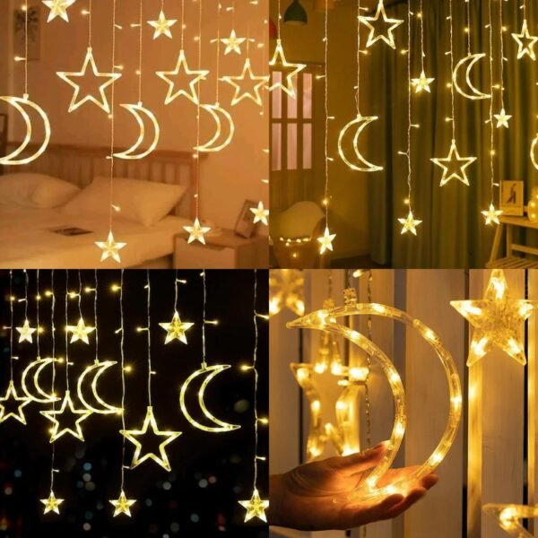 Elegant Moon Star Light Set - Golden
