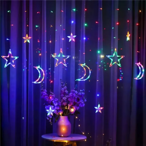 Elegant Moon Star Light Set - Multi Color