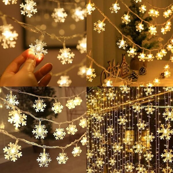 Snowflake Decorative LED String Lights